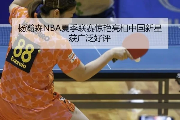 杨瀚森NBA夏季联赛惊艳亮相中国新星获广泛好评